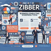 قالب شرکتی Zibber راستچین برای وردپرس