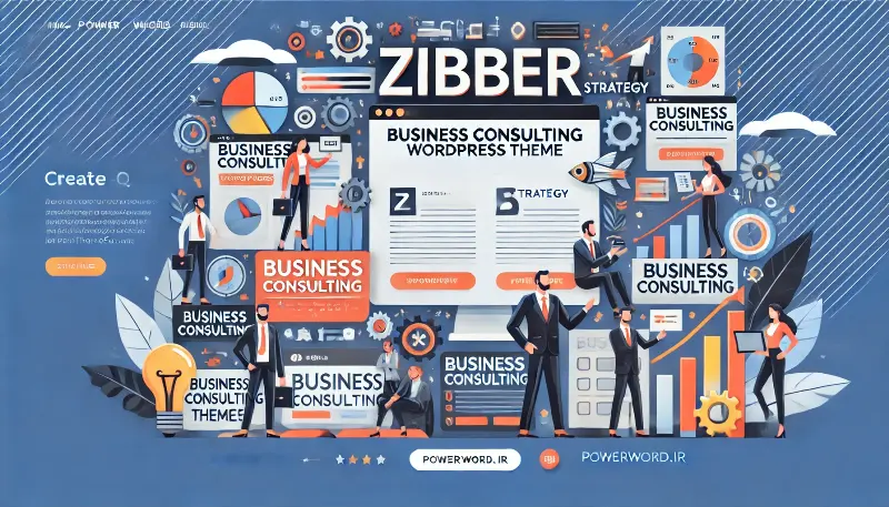 قالب شرکتی Zibber راستچین برای وردپرس