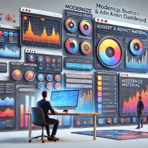 دانلود قالب بوت استرپ و React متریال داشبورد مدیریت Modernize