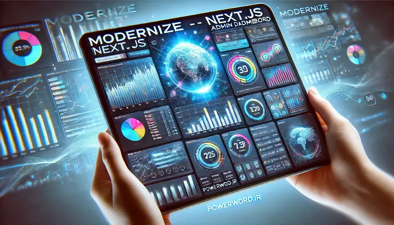 قالب داشبورد Next Js مدیریتی Modernize