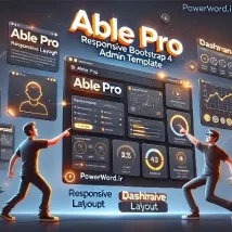 قالب مدیریتی Able pro