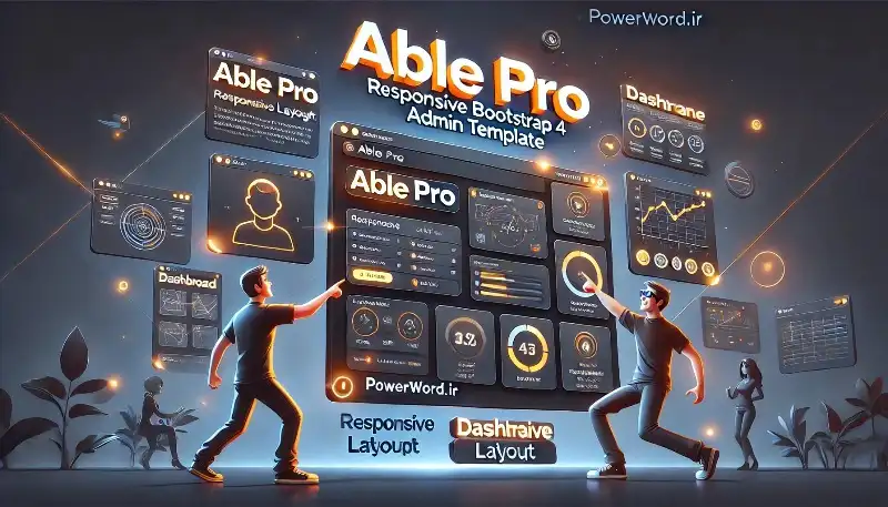 قالب مدیریتی Able pro