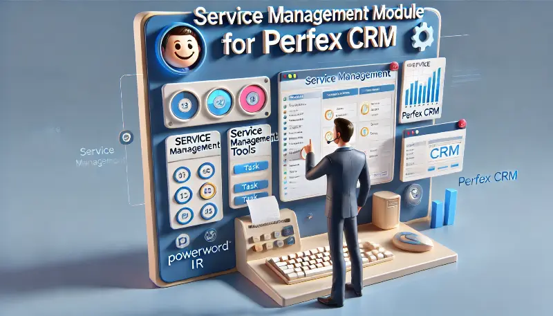 ماژول مدیریت خدمات (Service Management) برای Perfex CRM