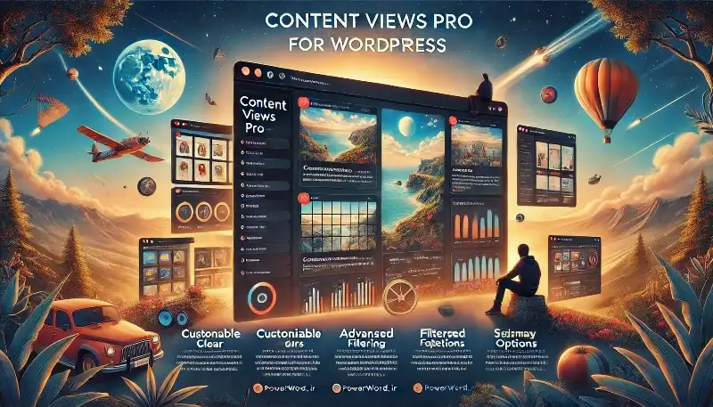 نمایش حرفه‌ای محتوا در وردپرس با افزونه Content Views Pro