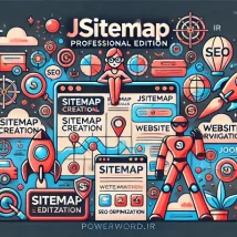 JSitemap Professional کامپوننت مدیریت حرفه‌ای نقشه سایت و SEO برای جوملا