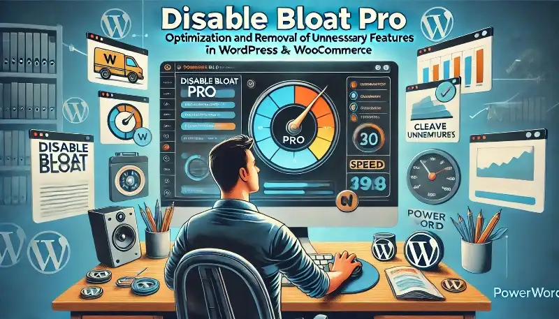 افزونه Disable Bloat Pro بهینه‌سازی و حذف امکانات غیرضروری در وردپرس و ...
