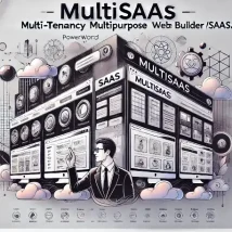 MultiSaas اسکریپت حرفه‌ای سازنده وب‌سایت چندمنظوره و چنداجاره‌ای (SaaS)