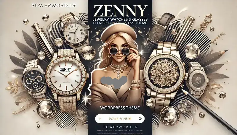 Zenny قالب لوکس وردپرس برای جواهرات، ساعت و عینک