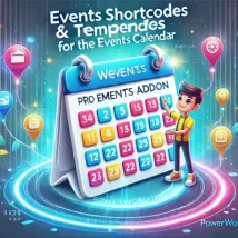 افزونه Events Shortcodes Pro طراحی پیشرفته برای تقویم رویداد وردپرس