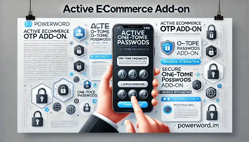 افزونه OTP برای Active eCommerce: امنیت و اعتماد در خرید آنلاین