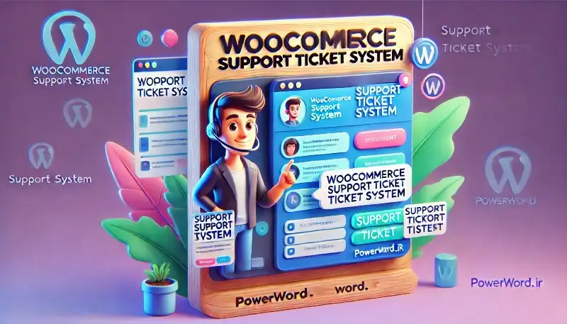 افزونه WooCommerce Support Ticket System مدیریت تیکت‌های پشتیبانی ووکامرس