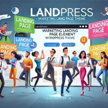 قالب LandPress طراحی صفحات فرود با Elementor برای بازاریابی