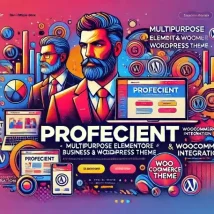 قالب Profecient طراحی سایت چندمنظوره با Elementor و WooCommerce