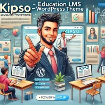 قالب آموزشی Kipso طراحی سایت حرفه‌ای برای آموزش آنلاین و LMS برای وردپرس