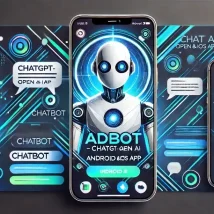 AdBot اپلیکیشن هوش مصنوعی ChatGPT با فلاتر برای Android و iOS