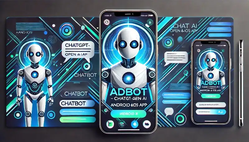 AdBot اپلیکیشن هوش مصنوعی ChatGPT با فلاتر برای Android و iOS