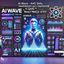 Aiwave طراحی وب‌سایت و داشبورد SaaS مبتنی بر React و Next.js