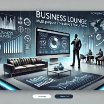 Business Lounge قالب وردپرس حرفه‌ای برای مشاوره و خدمات مالی