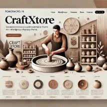 CraftXtore قالب وردپرس حرفه‌ای برای فروشگاه صنایع دستی و هنری