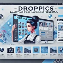 Droppics افزونه مدیریت گالری و تصاویر پیشرفته برای جوملا با طراحی واکنش‌گرا