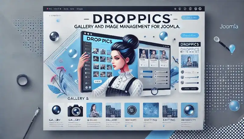 Droppics افزونه مدیریت گالری و تصاویر پیشرفته برای جوملا با طراحی واکنش‌گرا