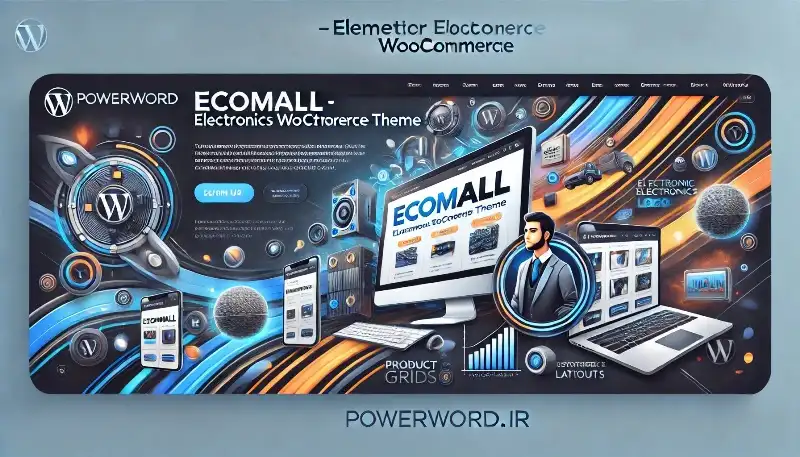 Ecomall قالب وردپرس فروشگاهی برای محصولات الکترونیکی و دیجیتال