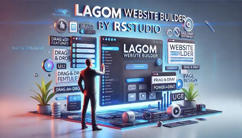 Lagom Website Builder By RSStudio ابزار حرفه‌ای طراحی وب‌سایت بدون کدنویسی