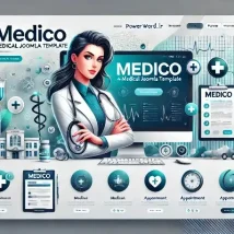 Medico قالب پزشکی و درمانی پیشرفته برای جوملا با سیستم رزرو آنلاین