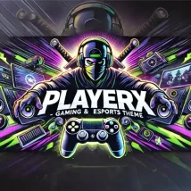 PlayerX قالب حرفه‌ای وردپرس برای گیمینگ و ورزش‌های الکترونیکی