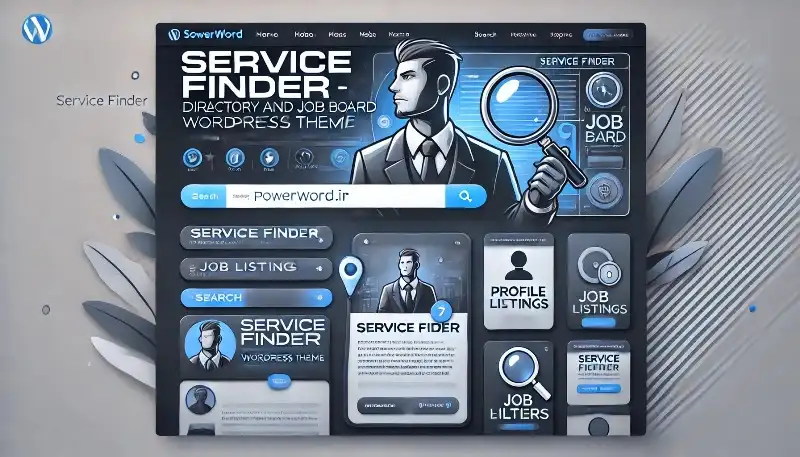 Service Finder قالب دایرکتوری مشاغل و خدمات آنلاین برای وردپرس