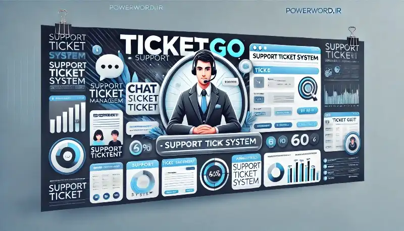 TicketGo اسکریپت حرفه‌ای مدیریت تیکت پشتیبانی و سیستم خدمات مشتریان