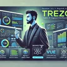 Trezo قالب داشبورد مدیریتی چندمنظوره با React، Vue.js، Laravel و ASP.net