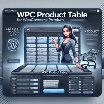 WPC Product Table افزونه ایجاد جدول‌های حرفه‌ای محصولات برای فروشگاه ووکامرس