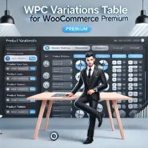 WPC Variations Table افزونه نمایش جدول متغیرهای محصولات ووکامرس با فیلترهای پیشرفته