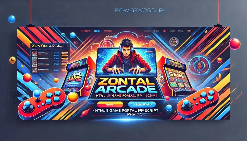 Zontal Arcade اسکریپت پرتال بازی آنلاین HTML5 با مدیریت حرفه‌ای