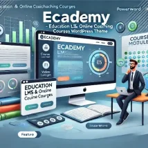 eCademy قالب وردپرس حرفه‌ای برای آموزش آنلاین و فروش دوره‌های آموزشی