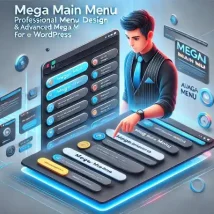 افزونه Mega Main Menu برای وردپرس: طراحی منوهای حرفه‌ای و مگامنوهای پیشرفته