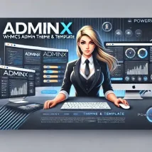 AdminX قالب مدیریتی پیشرفته برای WHMCS با طراحی مدرن و امکانات حرفه‌ای