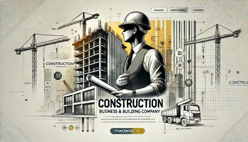 Construction قالب وردپرس حرفه‌ای برای شرکت‌های ساختمانی و عمرانی