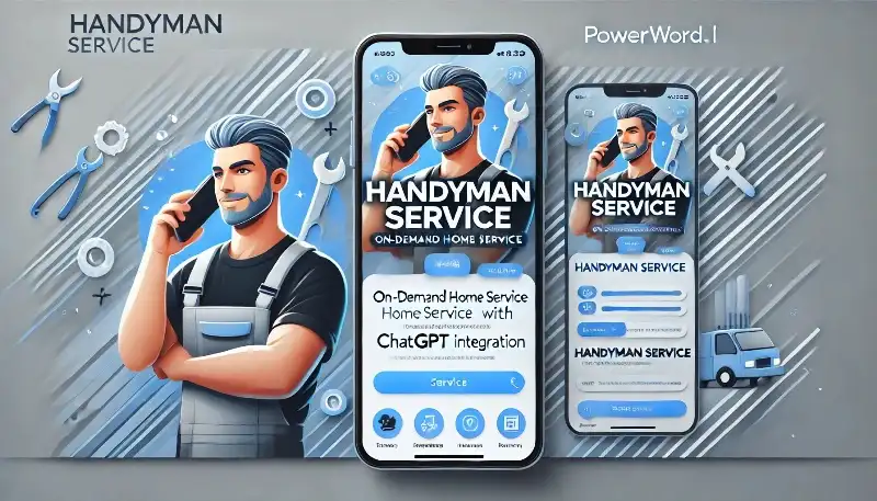 Handyman Service اپلیکیشن خدمات خانگی آنلاین با ادغام ChatGPT