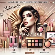 Makeaholic بهترین قالب وردپرس برای فروشگاه‌های لوازم آرایشی و زیبایی