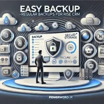 ادآن Easy Backup پشتیبان‌گیری خودکار و ایمن برای RISE CRM