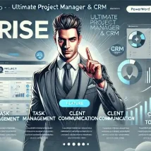 اسکریپت RISE سیستم مدیریت پروژه و CRM حرفه‌ای برای کسب‌وکارها