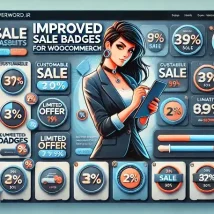 افزونه Improved Sale Badges نشان‌های حرفه‌ای و جذاب تخفیف برای ووکامرس