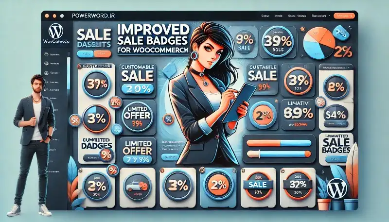 افزونه Improved Sale Badges نشان‌های حرفه‌ای و جذاب تخفیف برای ووکامرس