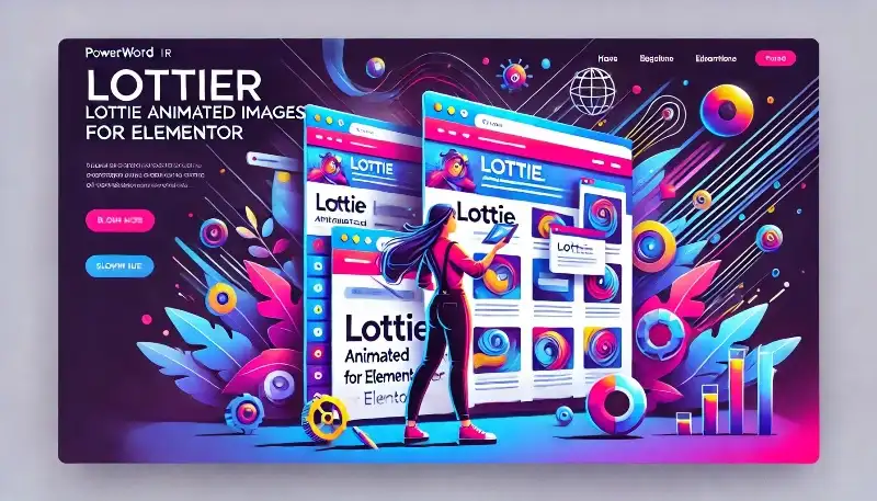 افزونه Lottier تصاویر متحرک Lottie برای طراحی جذاب در Elementor