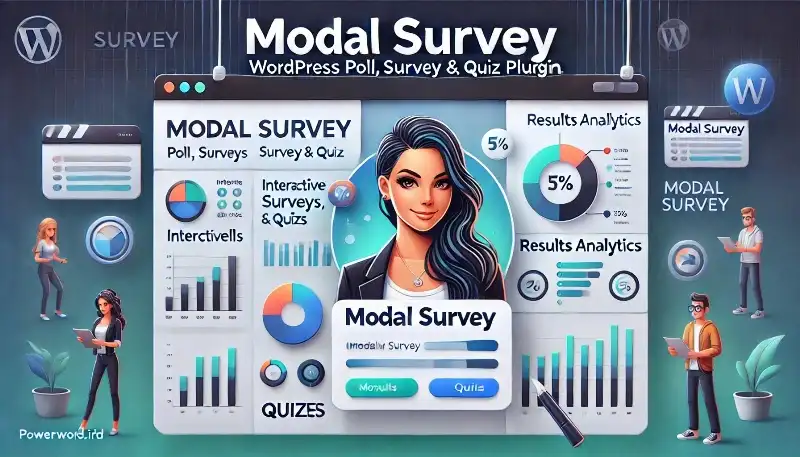 افزونه Modal Survey ایجاد نظرسنجی، آزمون و پرسشنامه حرفه‌ای در وردپرس