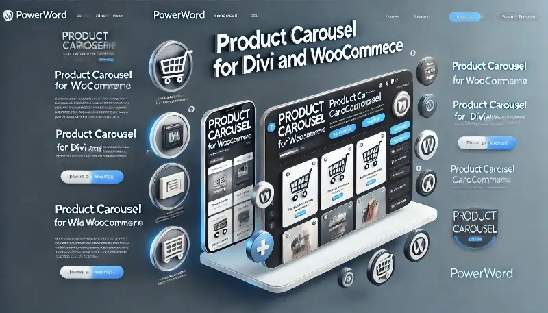 افزونه Product Carousel for Divi and WooCommerce ساخت اسلایدر محصولات حرفه‌ای در وردپرس