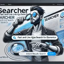 افزونه Searcher جستجوی ایجکسی سریع و زنده برای المنتور