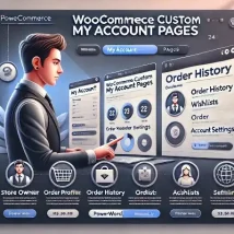 افزونه WooCommerce Custom My Account Pages سفارشی‌سازی حرفه‌ای صفحه حساب کاربری در ووکامرس